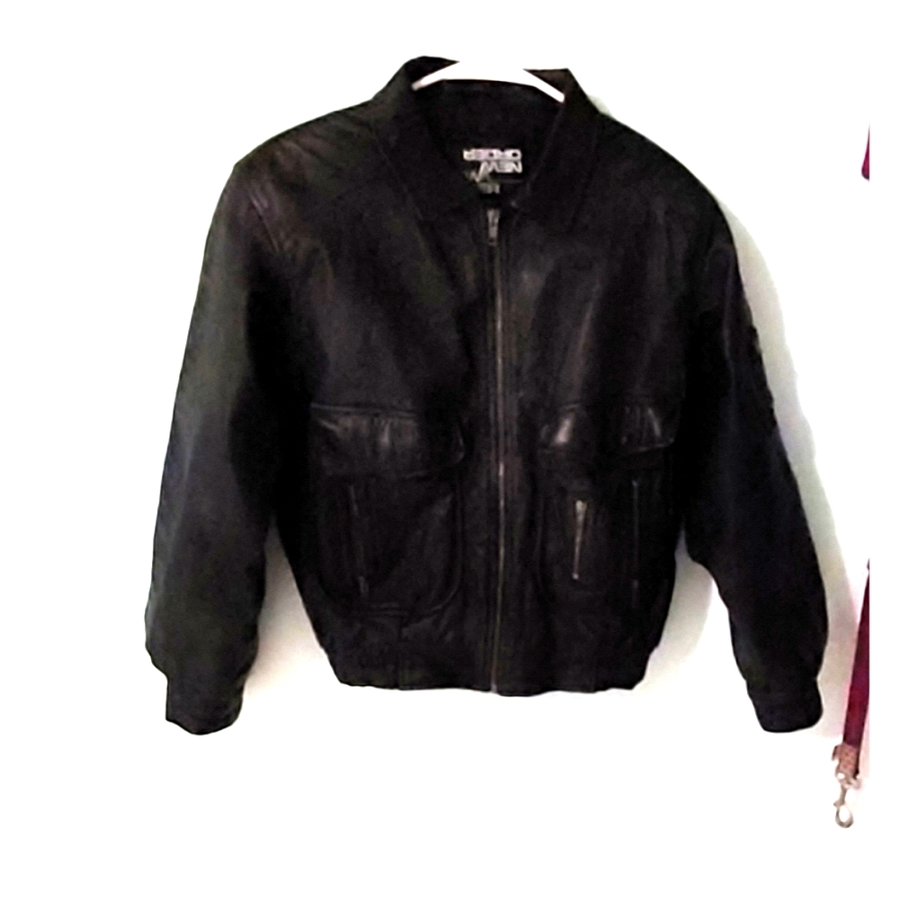 New Order Leather jacket